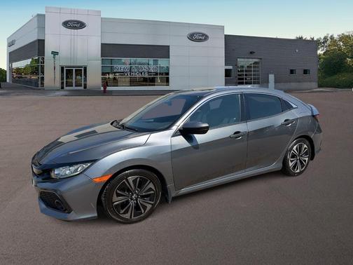 Modern Steel Metallic 2018 Honda Civic EX