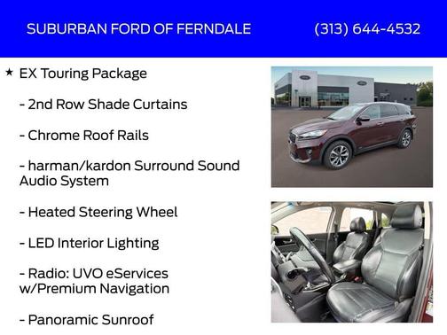 Sangria Red 2019 Kia Sorento EX