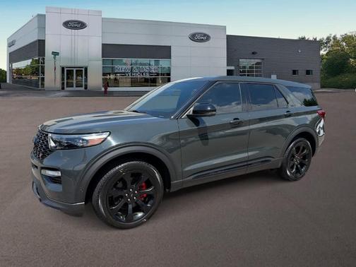 Forged Green Metallic 2021 Ford Explorer ST