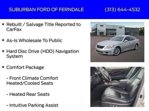 2010 Lexus LS 460 Base