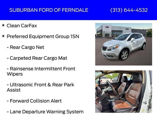 White Pearl Metallic 2015 Buick Encore Premium