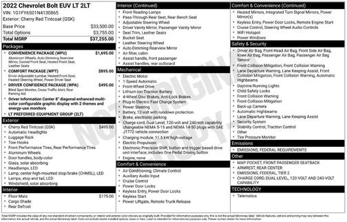 2022 Chevrolet Bolt EUV LT