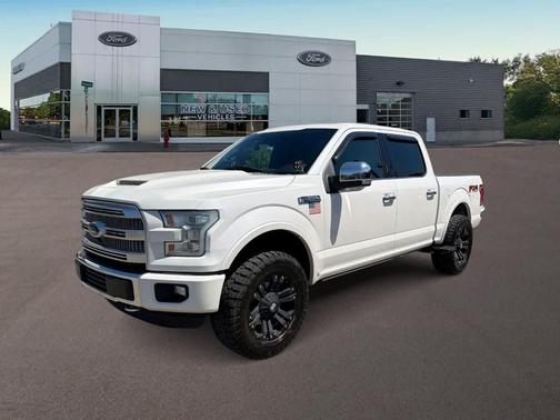 White Platinum Tri-Coat Metallic 2015 Ford F-150 Platinum