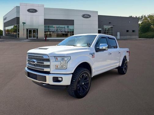 White Platinum Tri-Coat Metallic 2015 Ford F-150 Platinum