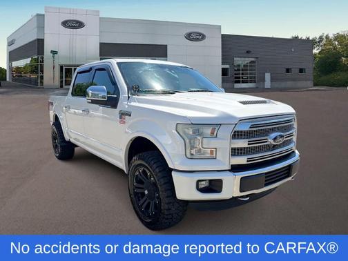 White Platinum Tri-Coat Metallic 2015 Ford F-150 Platinum
