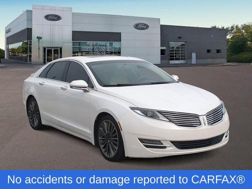 White Platinum Clearcoat Metallic 2015 Lincoln MKZ Base