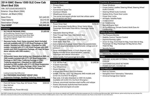 2014 GMC Sierra 1500 SLE