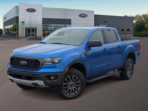 Blue 2021 Ford Ranger XLT