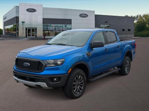 Blue 2021 Ford Ranger XLT