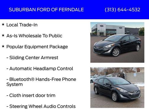 2015 Hyundai ELANTRA SE