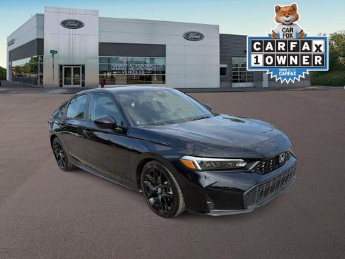 Black 2026 Honda Civic Sport