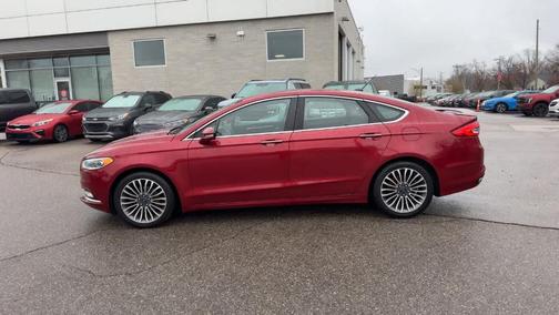 Ruby Red Metallic Tinted Clearcoat 2017 Ford Fusion Titanium