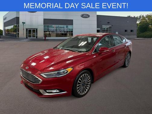 Ruby Red Metallic Tinted Clearcoat 2017 Ford Fusion Titanium