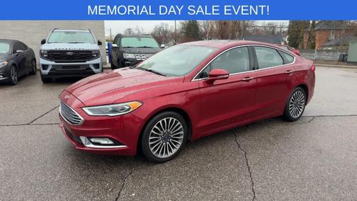 Ruby Red Metallic Tinted Clearcoat 2017 Ford Fusion Titanium