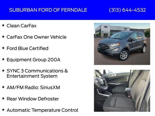 2018 Ford EcoSport SE