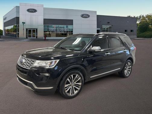 Shadow Black 2018 Ford Explorer Platinum