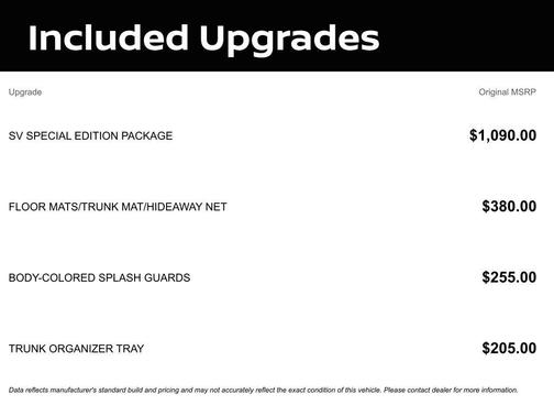 2025 Nissan Altima 2.5 SV
