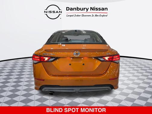 Monarch Orange Metallic/Super Black 2023 Nissan Sentra SR