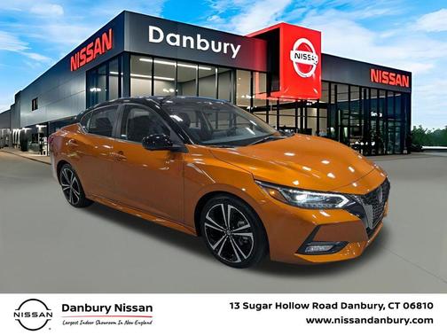 Monarch Orange Metallic/Super Black 2023 Nissan Sentra SR