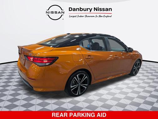 Monarch Orange Metallic/Super Black 2023 Nissan Sentra SR