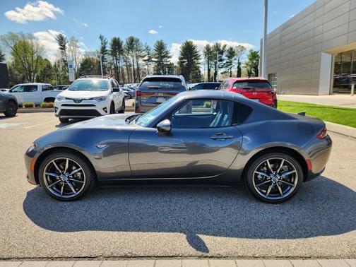 Machine Gray 2017 Mazda MX-5 Miata RF Grand Touring