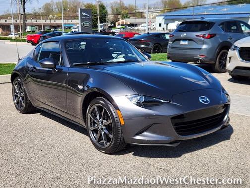 Machine Gray 2017 Mazda MX-5 Miata RF Grand Touring