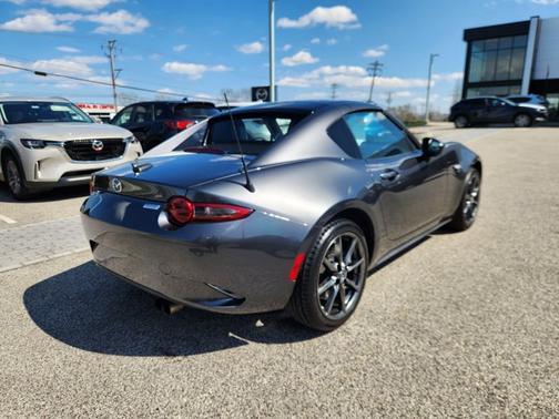 Machine Gray 2017 Mazda MX-5 Miata RF Grand Touring