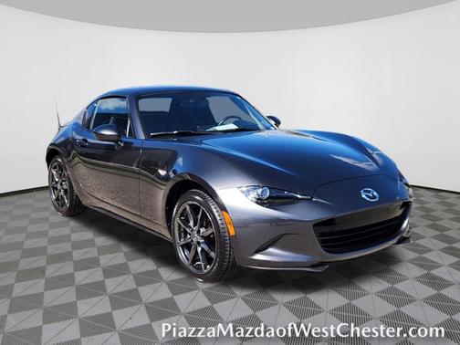 Machine Gray 2017 Mazda MX-5 Miata RF Grand Touring