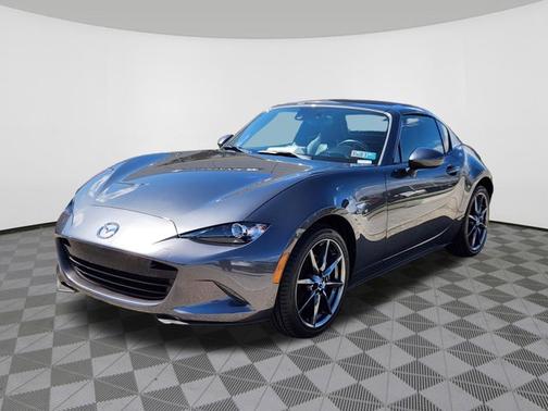 Machine Gray 2017 Mazda MX-5 Miata RF Grand Touring