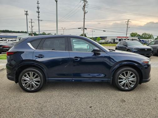 Deep Crystal Blue Mica 2025 Mazda CX-5 2.5 Turbo Signature