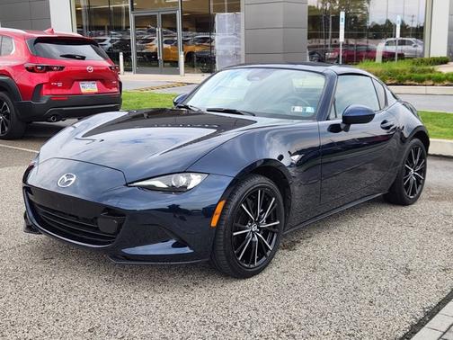 Deep Crystal Blue Mica 2025 Mazda MX-5 Miata RF Grand Touring