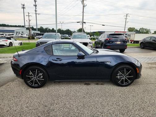 Deep Crystal Blue Mica 2025 Mazda MX-5 Miata RF Grand Touring