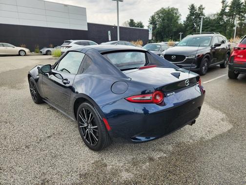 Deep Crystal Blue Mica 2025 Mazda MX-5 Miata RF Grand Touring
