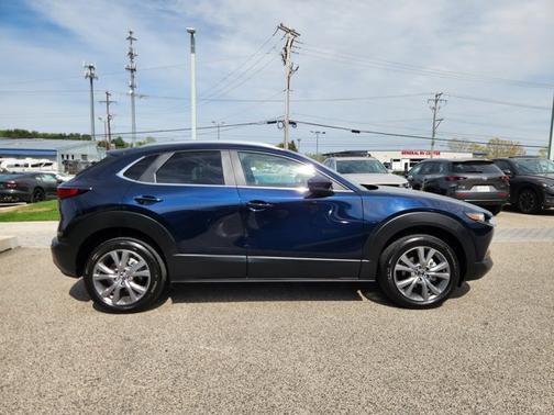 Deep Crystal Blue Mica 2025 Mazda CX-30 2.5 S Preferred Package