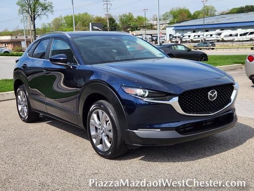 Deep Crystal Blue Mica 2025 Mazda CX-30 2.5 S Preferred Package