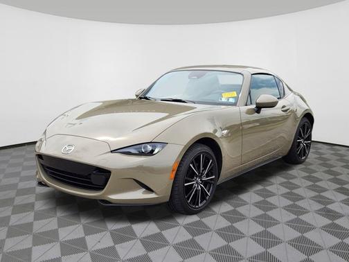 Zircon Sand Metallic 2024 Mazda MX-5 Miata RF Grand Touring