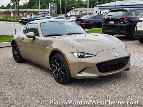 Zircon Sand Metallic 2024 Mazda MX-5 Miata RF Grand Touring