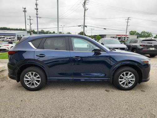 Deep Crystal Blue Mica 2025 Mazda CX-5 2.5 S Preferred Package