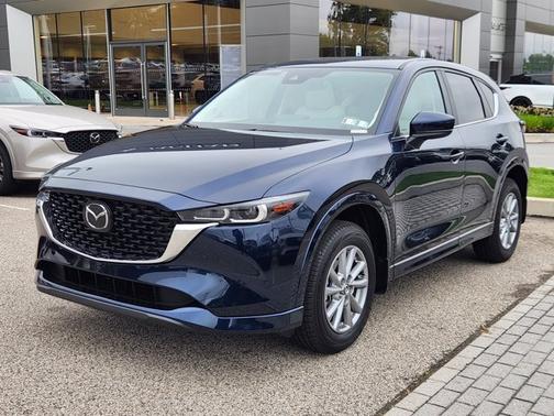 Deep Crystal Blue Mica 2025 Mazda CX-5 2.5 S Preferred Package