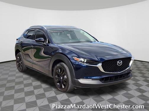 Deep Crystal Blue Mica 2022 Mazda CX-30 2.5 Turbo Premium Package