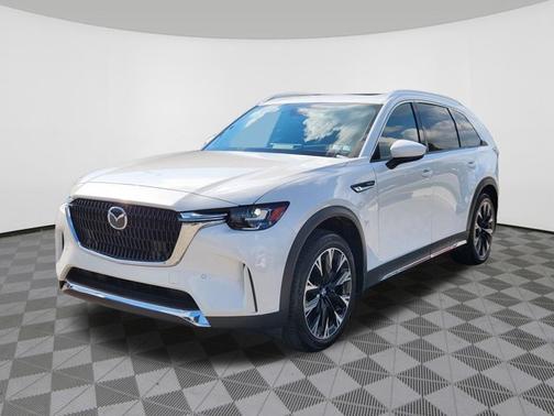 Rhodium White Premium 2025 Mazda CX-90 PHEV Premium Plus Package