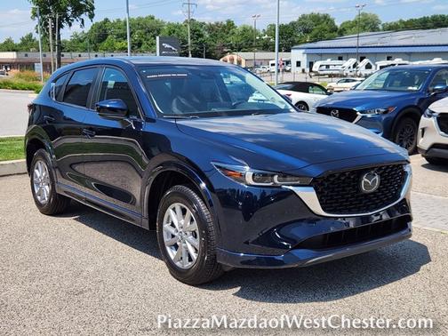 Deep Crystal Blue Mica 2025 Mazda CX-5 2.5 S Preferred Package
