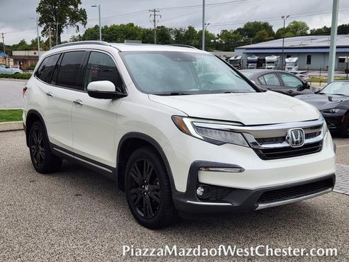 White Diamond Pearl 2019 Honda Pilot Elite