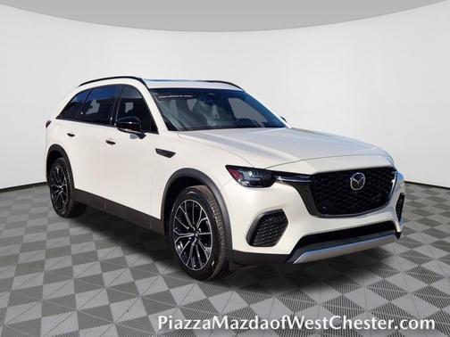 Rhodium White Premium 2025 Mazda CX-70 PHEV Premium Plus Package