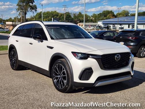 Rhodium White Premium 2025 Mazda CX-70 PHEV Premium Plus Package