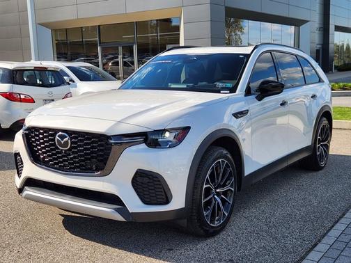 Rhodium White Premium 2025 Mazda CX-70 PHEV Premium Plus Package