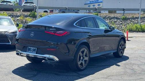 Obsidian Black Metallic 2025 Mercedes-Benz GLC 300 4MATIC Coupe