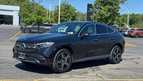 Obsidian Black Metallic 2025 Mercedes-Benz GLC 300 4MATIC Coupe