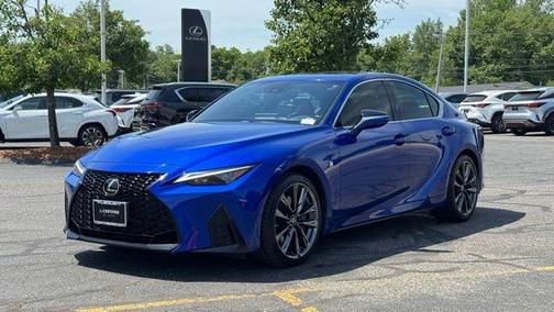 Ultrasonic Blue Mica 2021 Lexus IS 350 F Sport