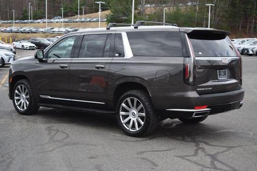 Dark Mocha Metallic 2021 Cadillac Escalade ESV Premium Luxury